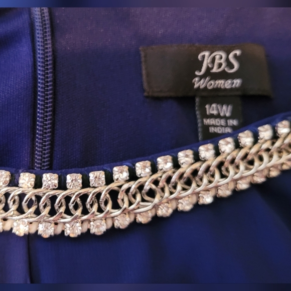 JBS sleeveless evening dress Navy/indigo - Picture 4 of 4